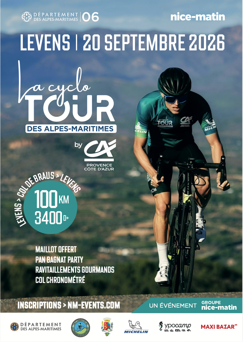 Dossard Cyclo Des Alpes-Maritimes